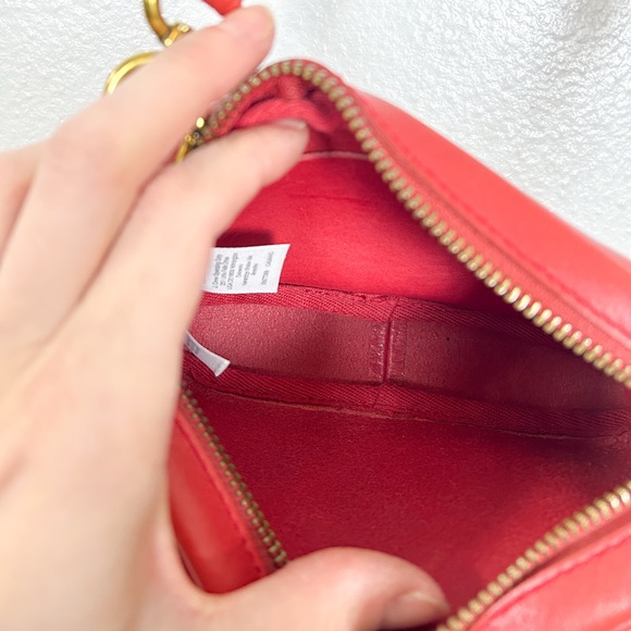 Madewell Red Mini The Leather Carabiner Crossbody Bag - Picture 5 of 7